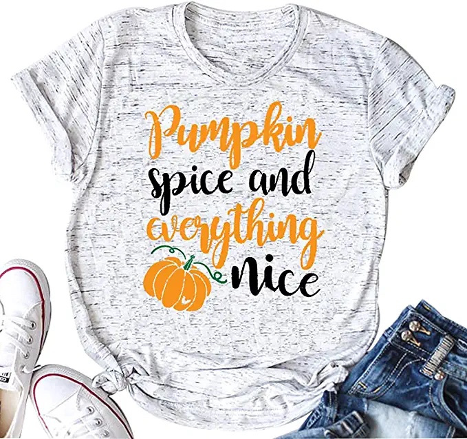 LUKYCILD Mulheres's Pumpkin Shirt