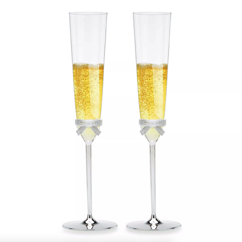 presentes de luxo para mulheres abaixo de 100 kate-spade-champagne-flute