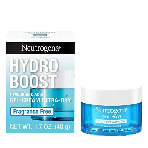   Neutrogena Hydro Boost Hidratante Ácido Hialurônico Gel-Creme Hidratante para Hidratar e Suavizar a Pele Extra-Seca, 1,7 oz