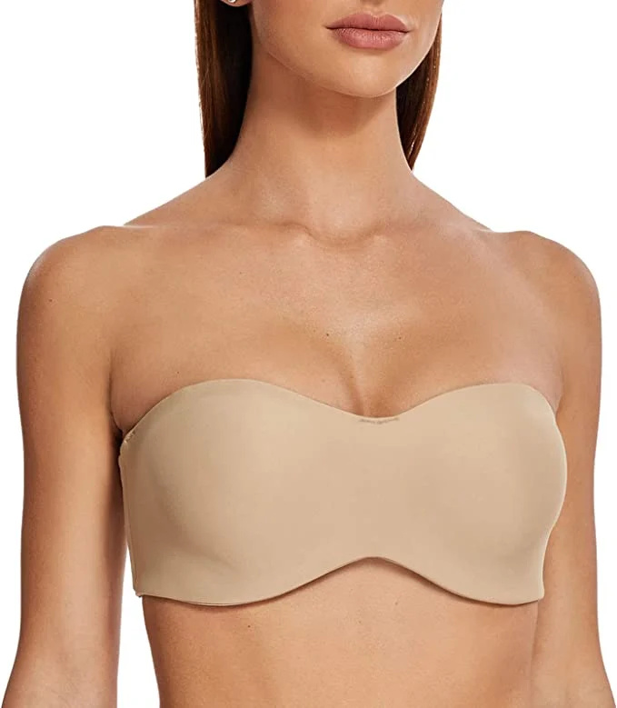 MELENECA Mulheres's Strapless Bra