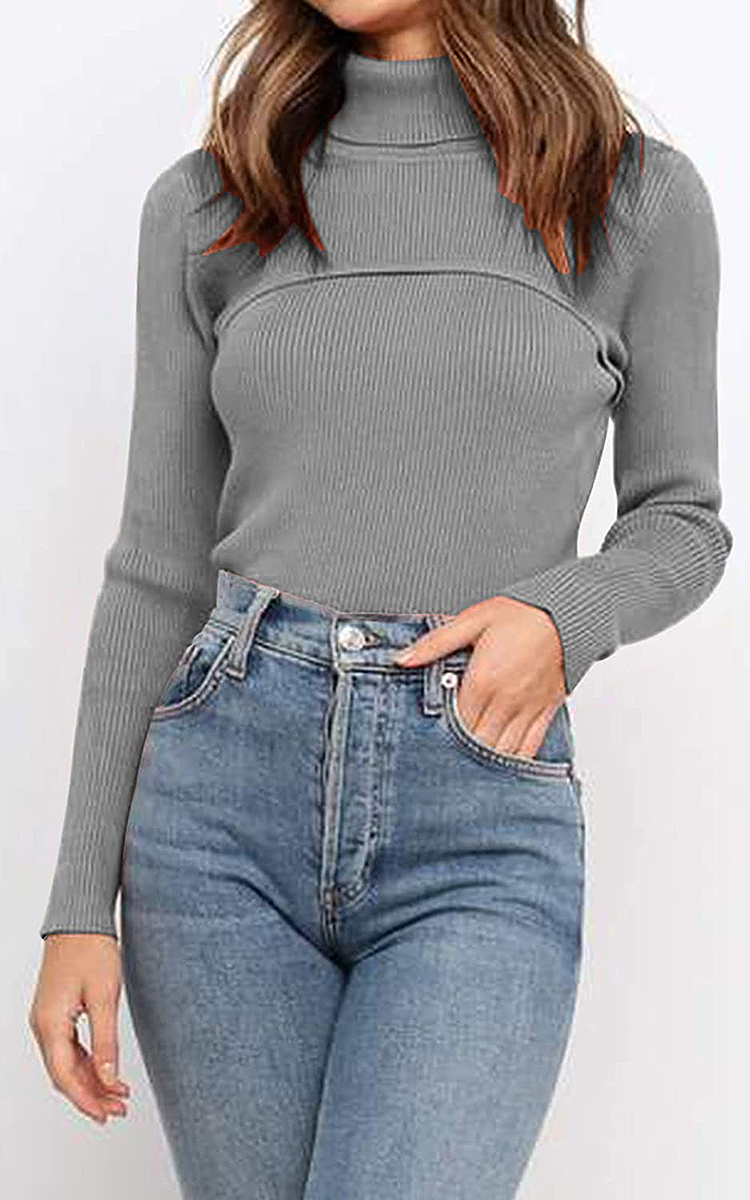 amazon-prettygarden-turtleneck-cinza