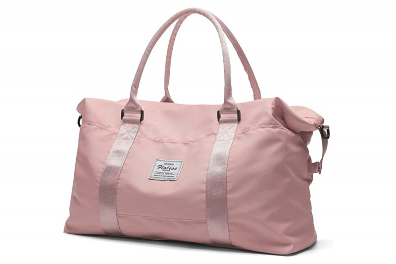   bolsa de viagem rosa