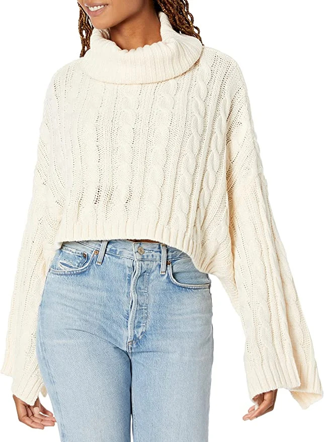 Steve Madden Mulheres's Sloane Cropped Sweater