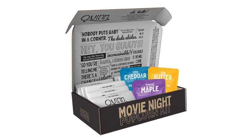 Melhore suas noites de cinema de inverno com este kit para fazer pipoca