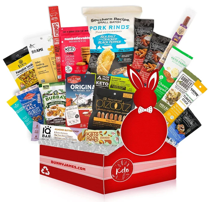 BUNNY · JAMES · Pacote de cuidados KETO Snacks