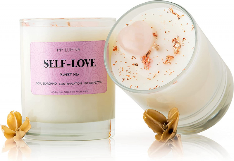   Minha vela de aromaterapia Lumina Self-Love