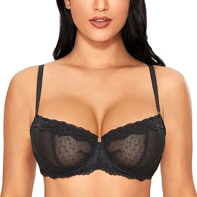 GOODREVA Mulheres's Sexy Lace Bra