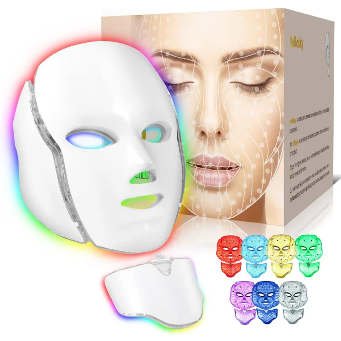 VeRosky Máscara Facial Led Light Therapy