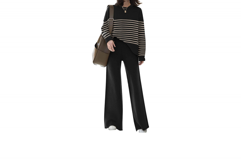 conjunto camisola listrada
