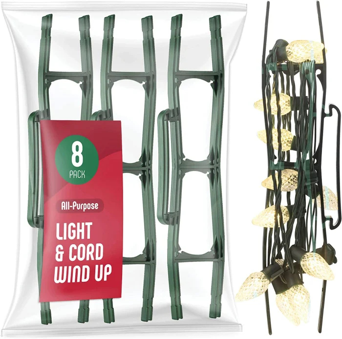   Suporte de armazenamento de luzes de Natal SEWANTA [conjunto de 8]