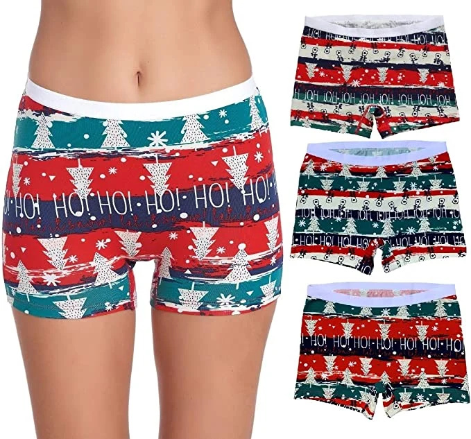 EVARI Mulheres's Boyshort Panties 3 Pack