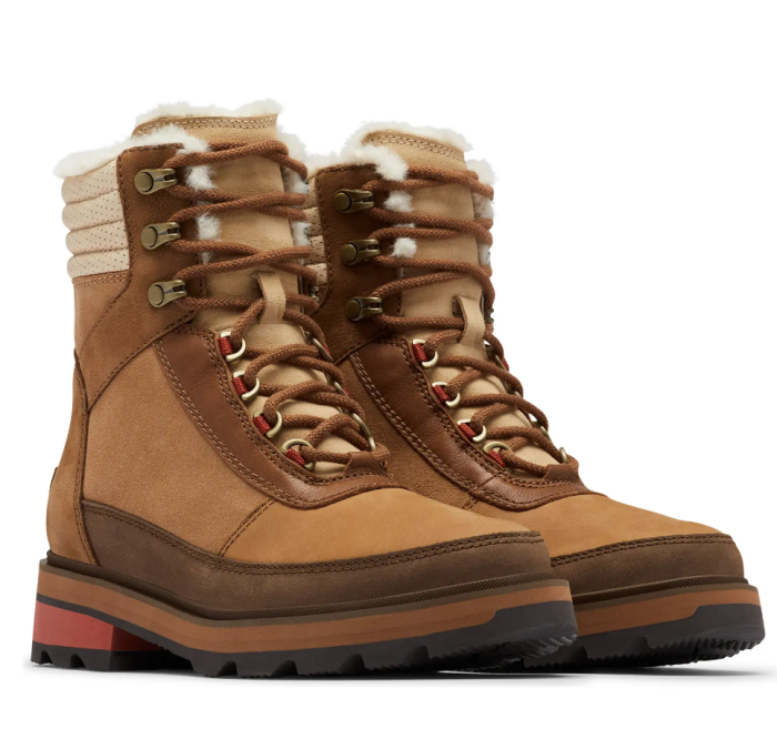   Bota com cadarço SOREL Lennox com acabamento de pele sintética