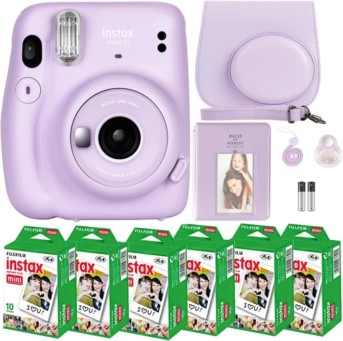 Conjunto de câmera Fujifilm Instax Mini 11