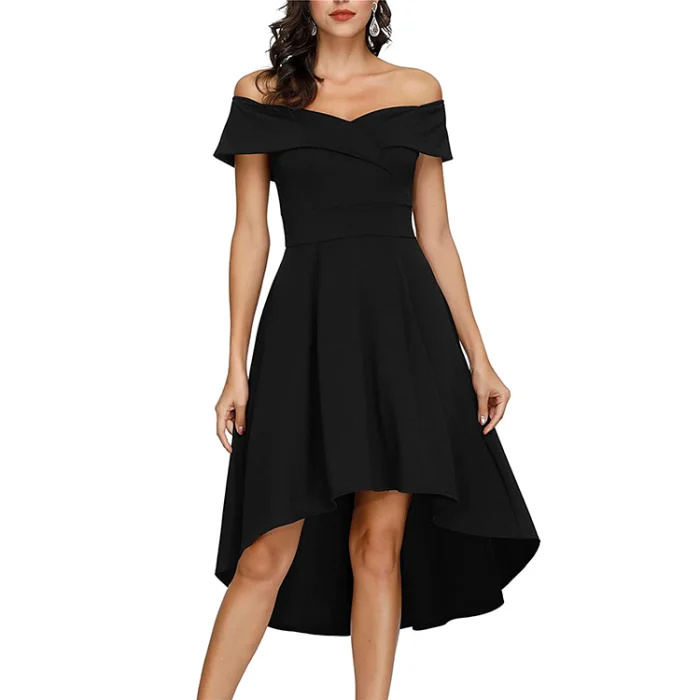 vestido de coquetel preto