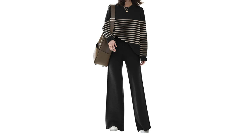 conjunto camisola listrada