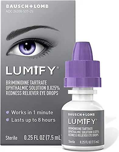   LUMIFY Colírio para alívio da vermelhidão 0,25 onças (7,5mL)