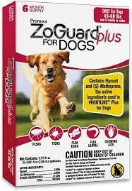 Prevenção de pulgas e carrapatos ZoGuard Plus para cães (1)