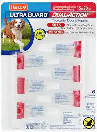 Hartz UltraGuard Tratamento tópico para cães de ação dupla contra pulgas e carrapatos (1)