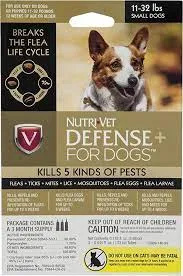 Nutri-Vet Defense Controle de pulgas e carrapatos