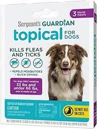 Sargento's Guardian Flea & Tick Squeeze On Topical for Dogs