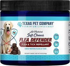 Texas Pet Company Flea Defender Prevenção contra pulgas e carrapatos para cães (1)