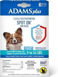 Prevenção de pulgas e carrapatos Adams Plus Spot On para cães (1)