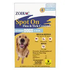 Controle de pulgas e carrapatos Zodiac Spot On