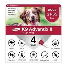 K9 Advantix II Tratamento e prevenção de pulgas, carrapatos e mosquitos recomendados por veterinários