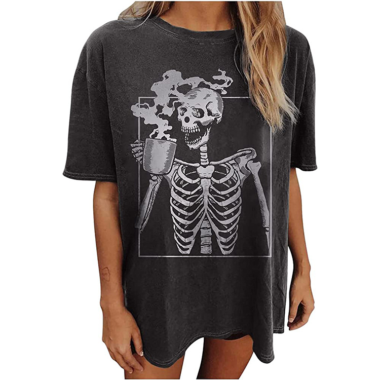   camiseta esqueleto