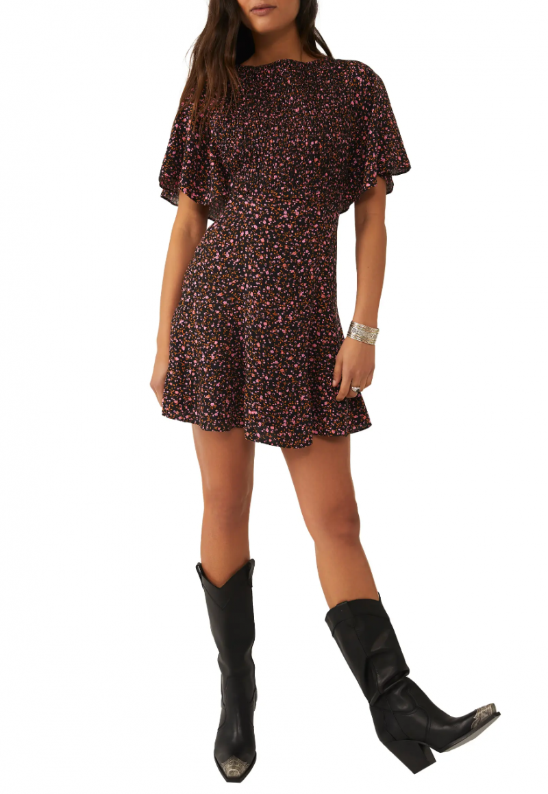Free People Florence Minivestido amarrado nas costas