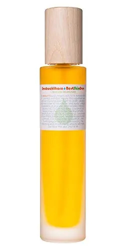   livinglibations - Organic Best Skin Ever Seabuckthorn Facial Cleansing Oil + Moisturizer | Natural, Clean Beauty (3,38 onças | 100 ml)