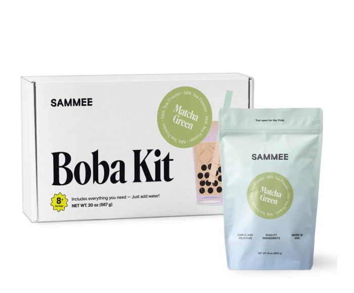   Kit de combustível em pó para chá de leite verde Matcha SAMMEE