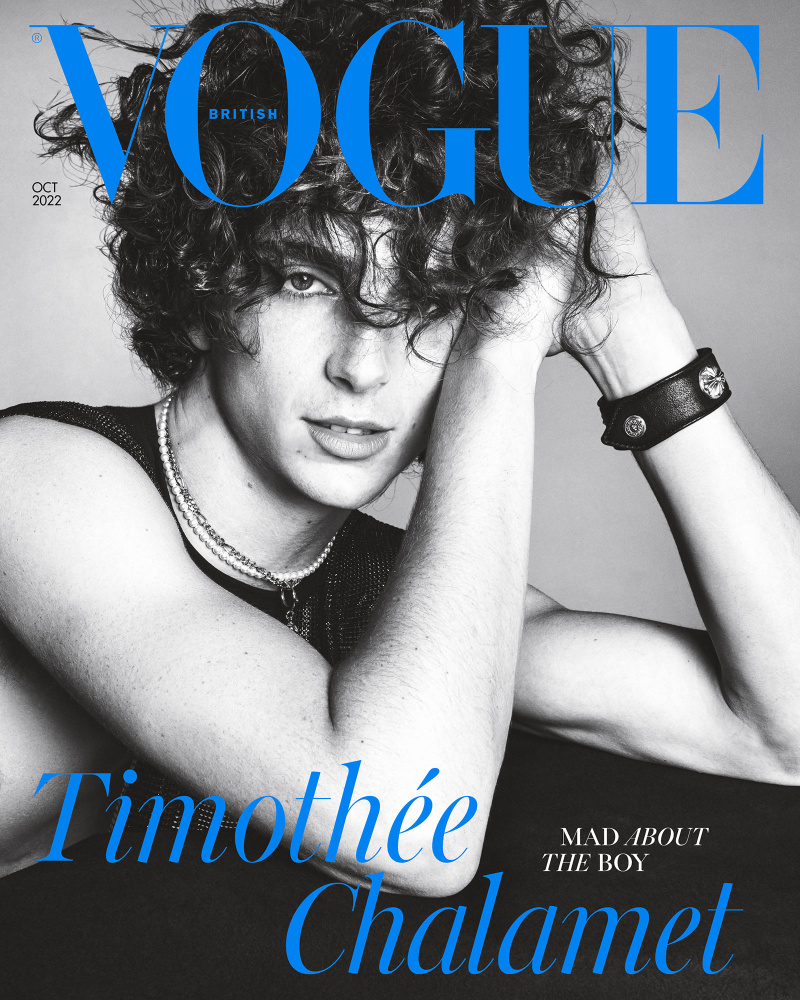 Timothee Chalamet faz história como o primeiro homem a enfeitar a capa da 'British Vogue' Solo