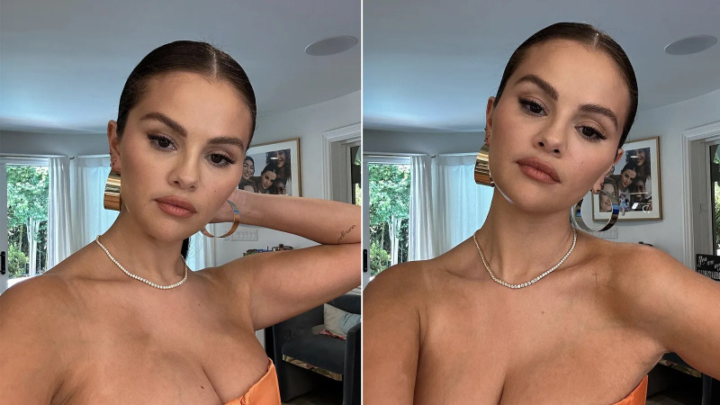 brincos de argola selena-gomez