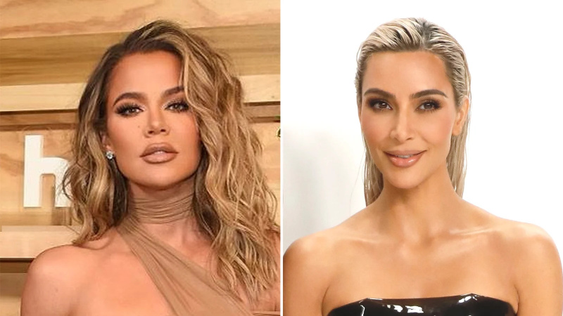 Khloe Kardashian estava inicialmente hesitante em usar unhas curtas para a capa de 'L'Officiel Italia', mas a irmã Kim Kardashian a convenceu