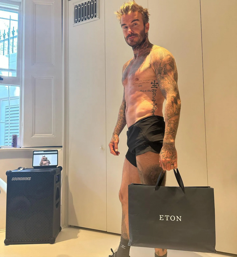   Victoria Beckham provoca David depois que ele diz que's ‘Off to School’ to Work Out