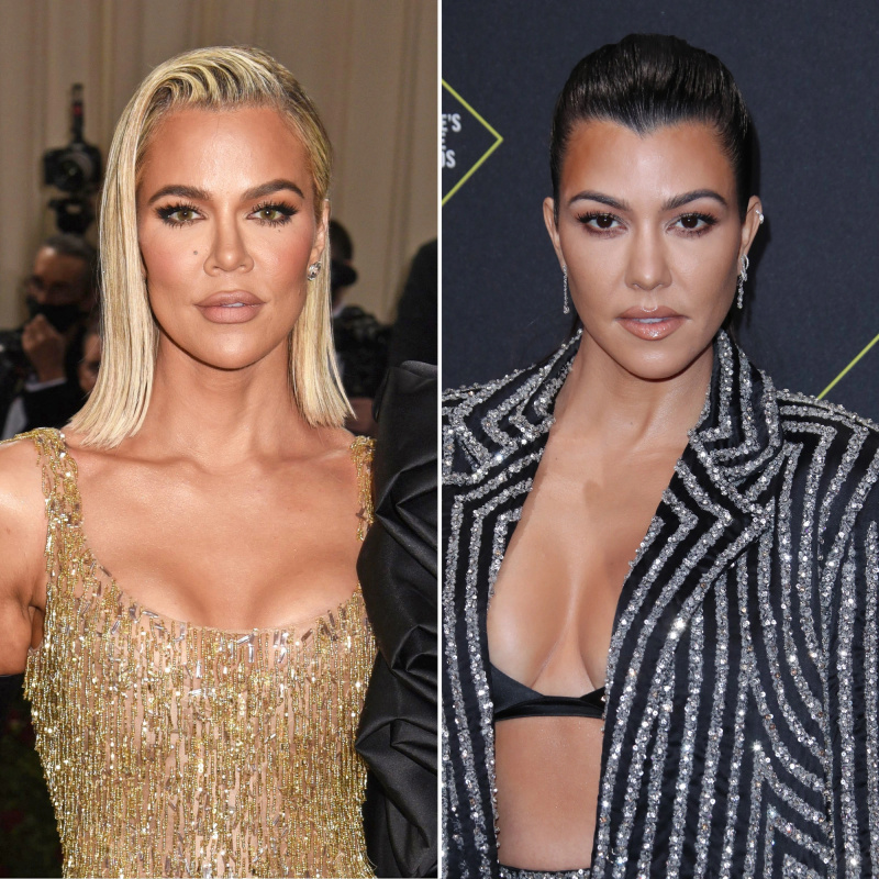   Khloe Kardashian faz piada sobre ser confundida com Kourtney Kardashian