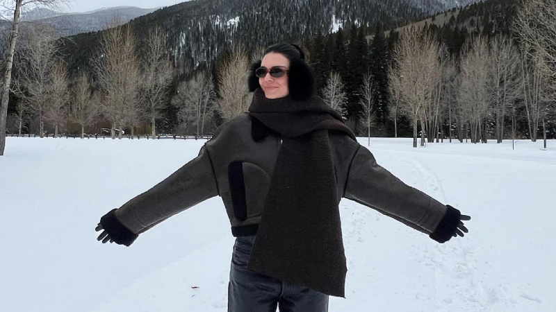 Vaqueira na Neve! Kendall Jenner usa couro para cavalgadas em Aspen: fotos