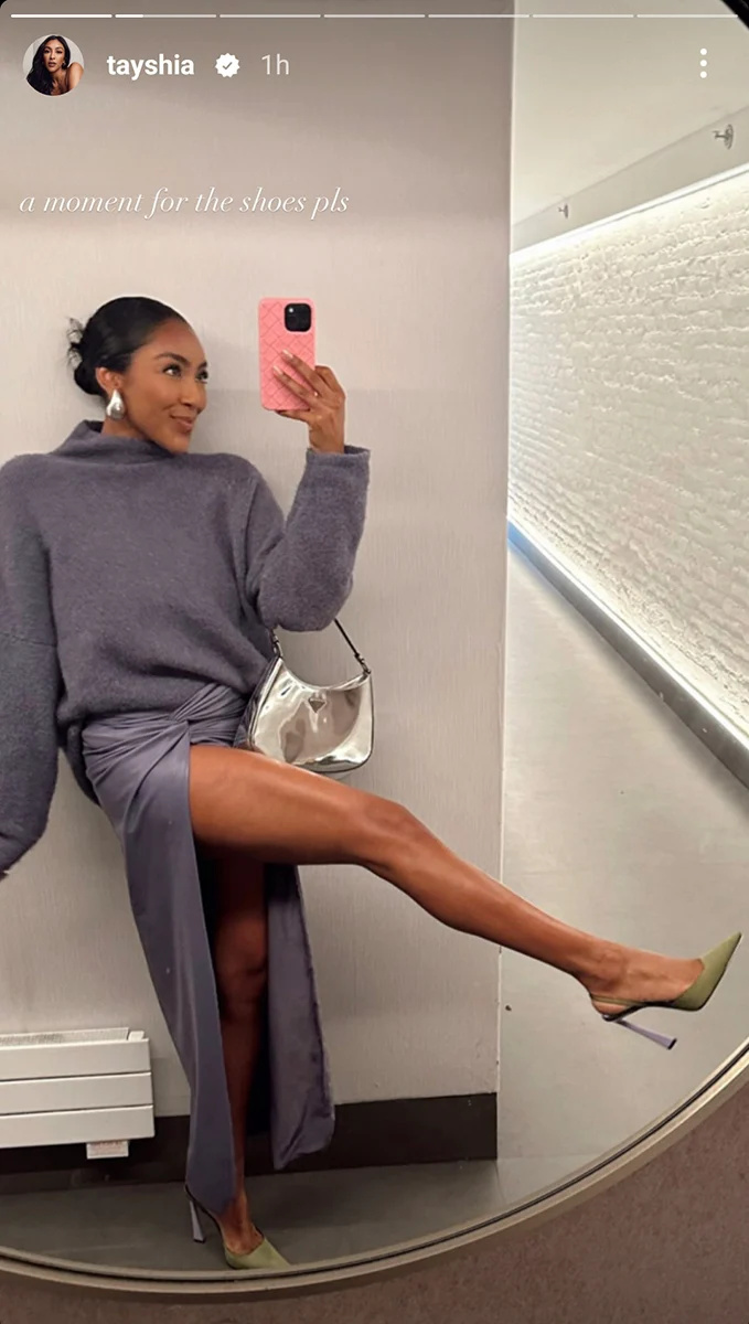   tayshia-adams-silver-bag-instagram